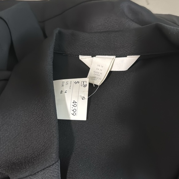 Black Double-breasted Jumpsuit - Picture 4 of 6